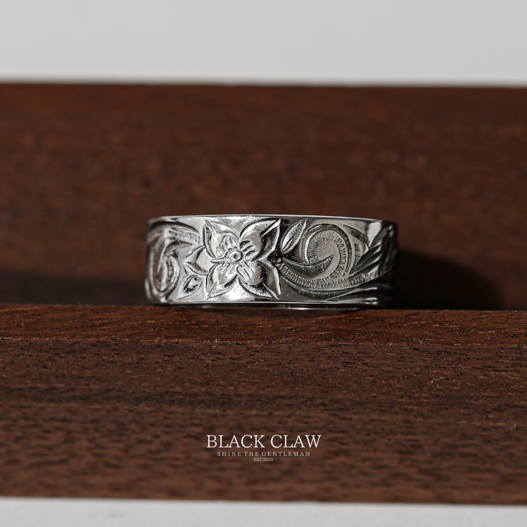 Hawaiian Honu x Plumeria  Ring
