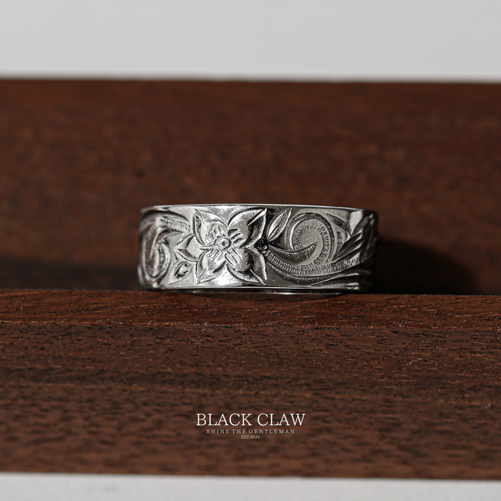 Hawaiian Honu x Plumeria  Ring