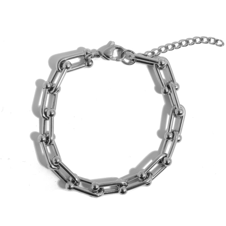 316L U Chain  Bracelet SILVER