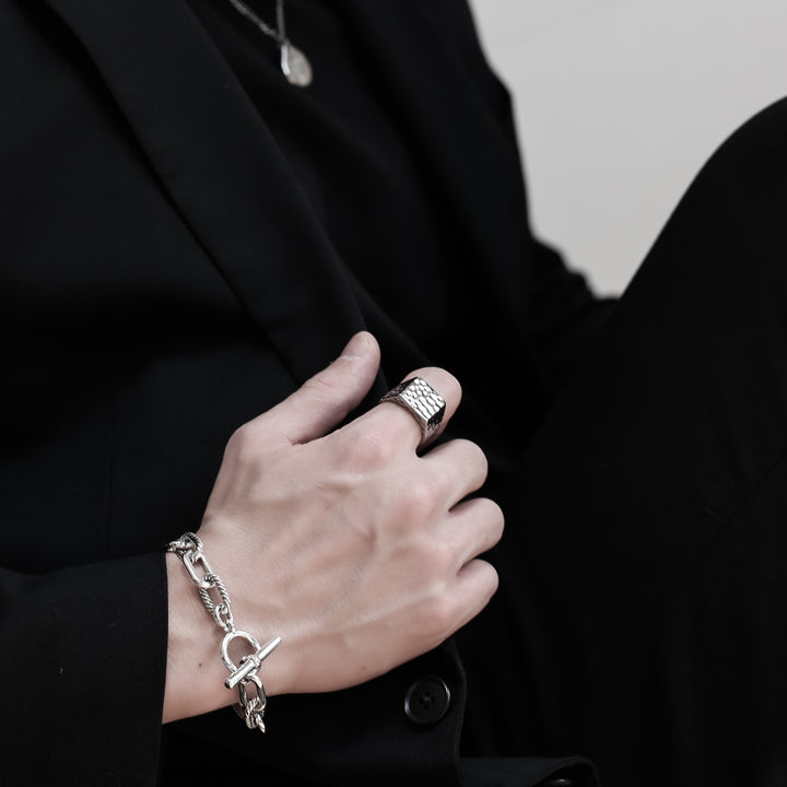 S925 Mantel Rope Bracelet【B&C】