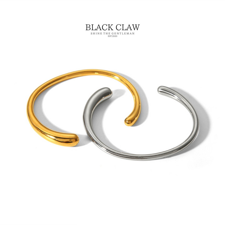 316L smooth Bangle 【Gold】