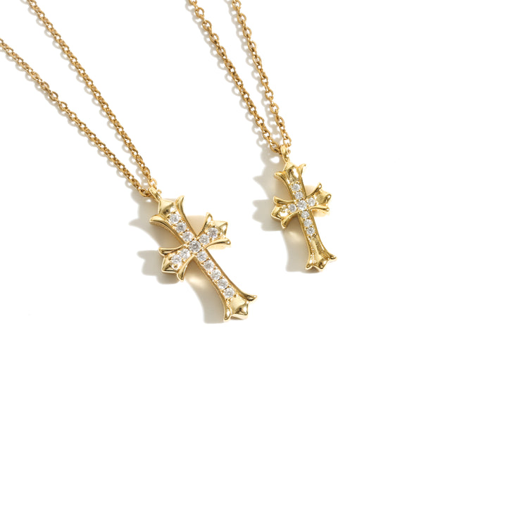 Hawaiian Cross Necklace Gold
