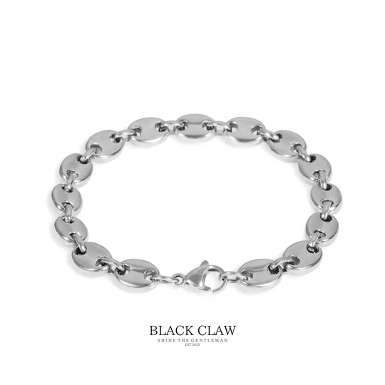 Curves Chain  Bracelet 【SILVER】