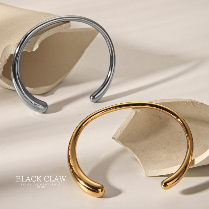 316L smooth Bangle 【Gold】