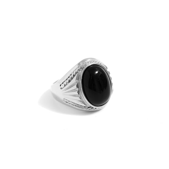 Turquoise Onyx Ring【SILVER】