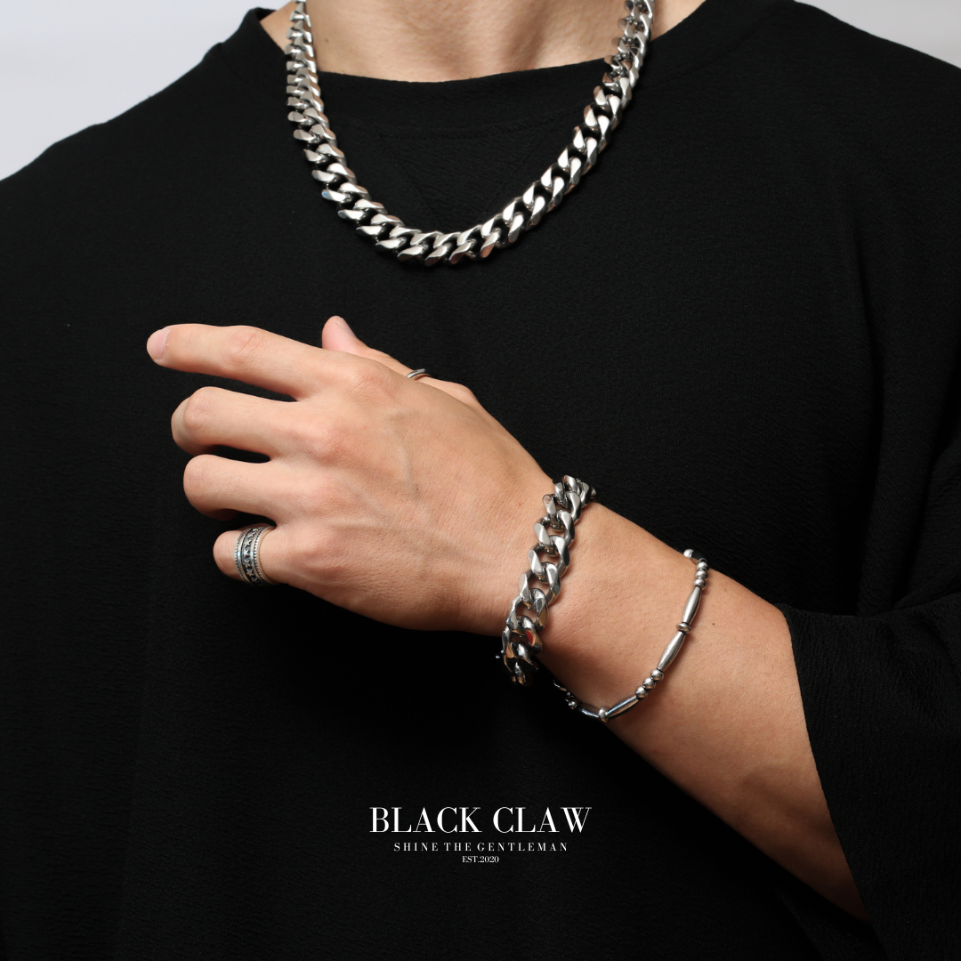 【15mm】316L Flat Link Chain  Necklace