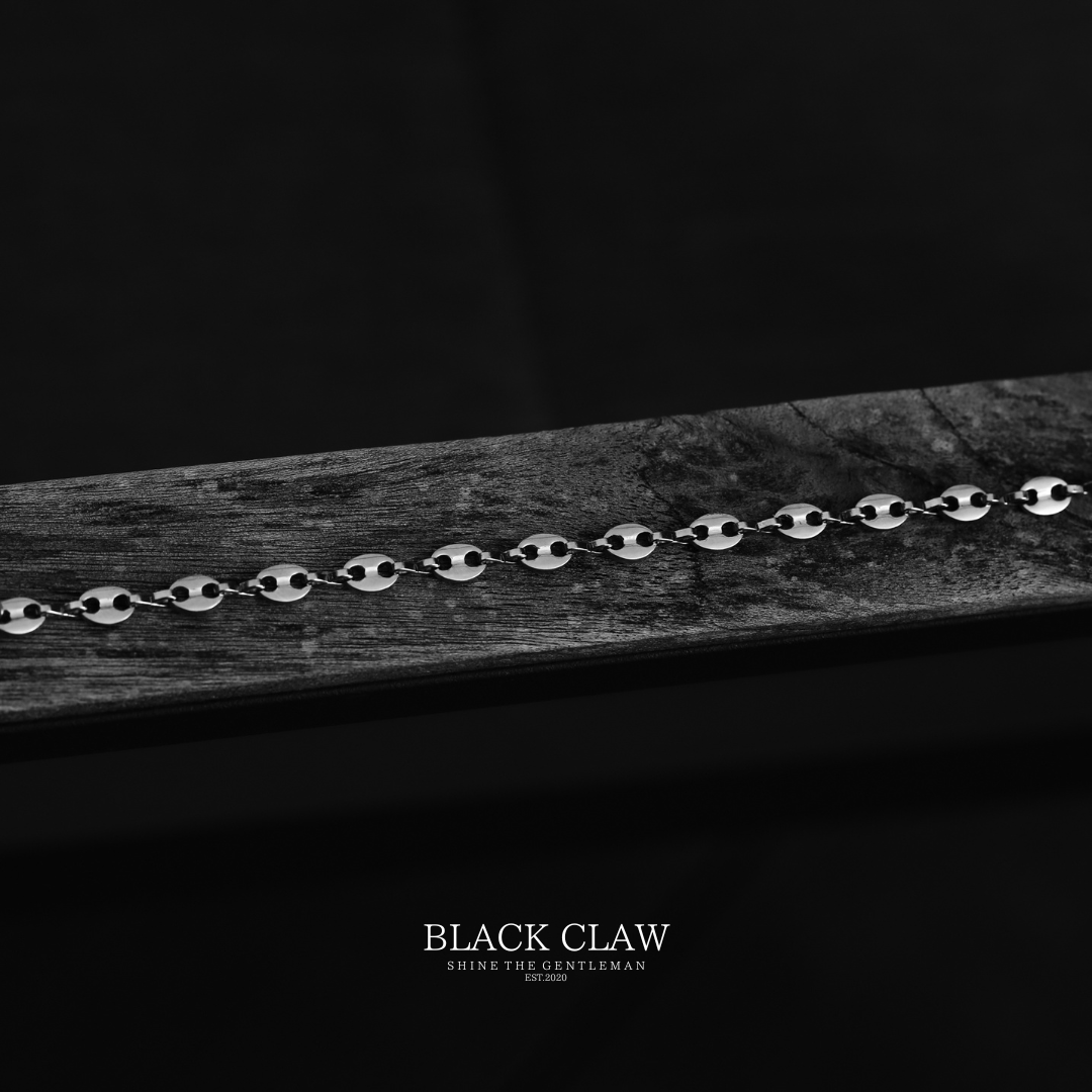 Curves Chain  Bracelet 【SILVER】