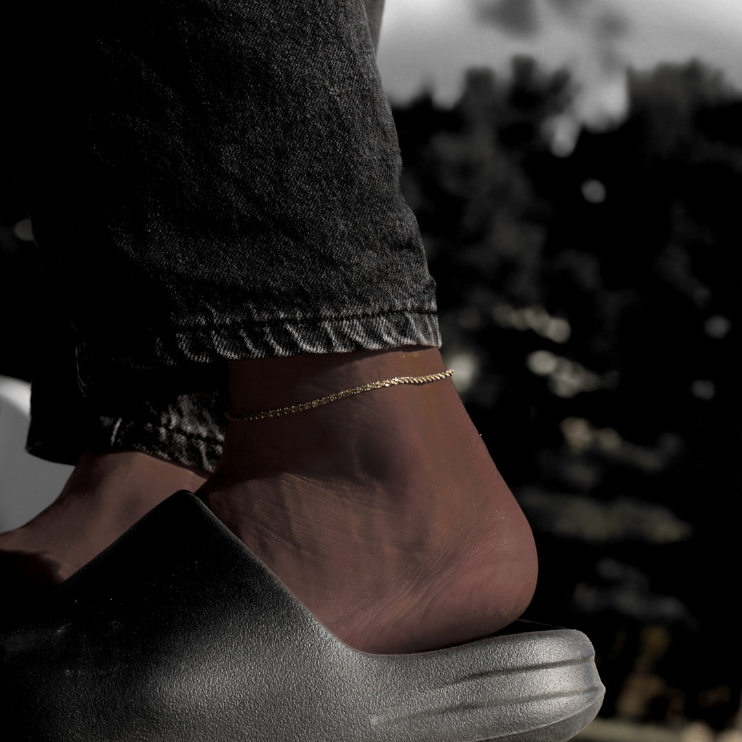 316L Popcorn Anklet