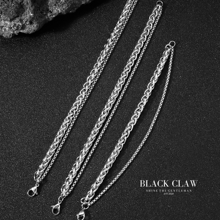 2 Types Double Chain Bracelet 【B&C】