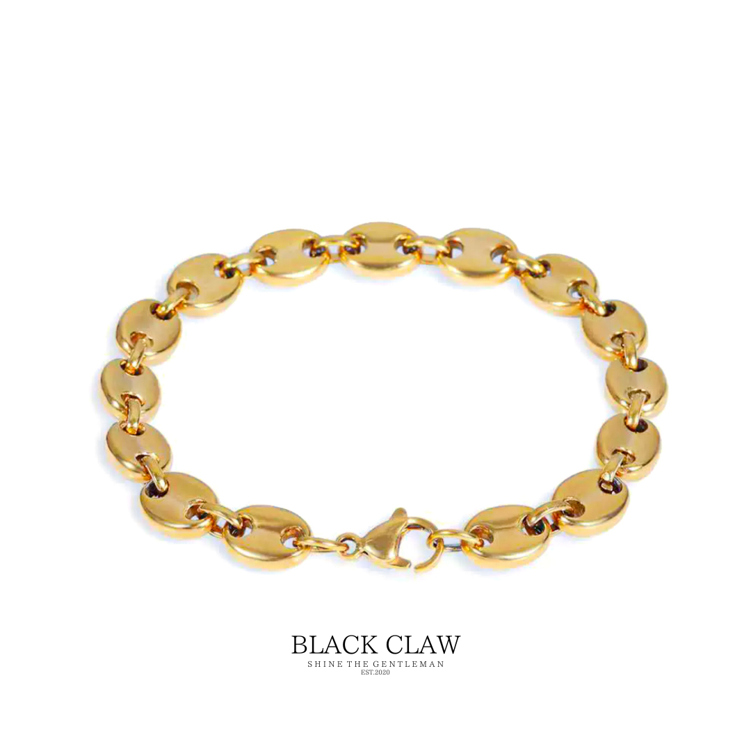 Curves Chain  Bracelet 【GOLD】