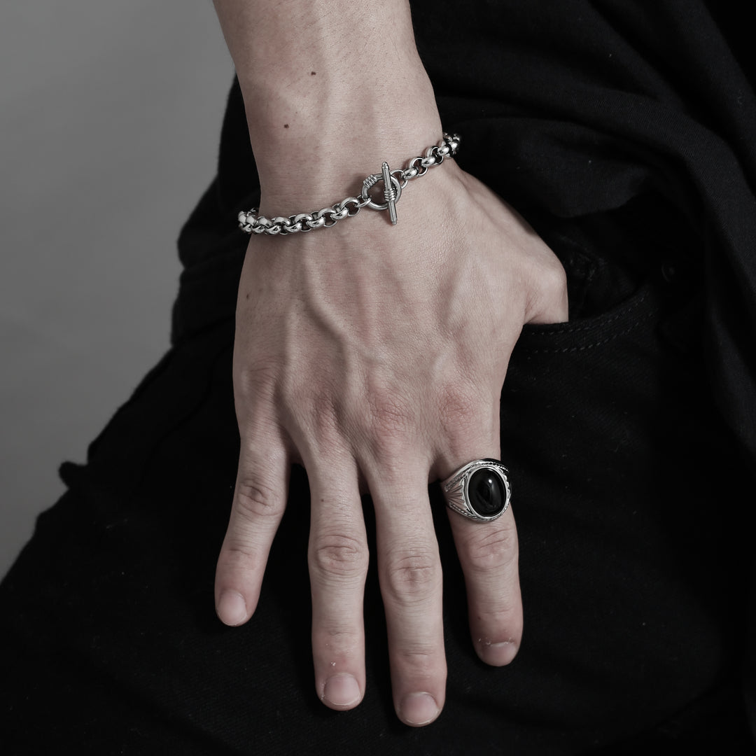 Turquoise Onyx Ring【SILVER】