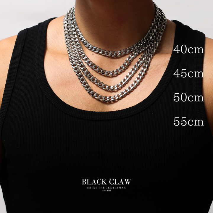 【8mm】316L Flat Link Chain  Necklace