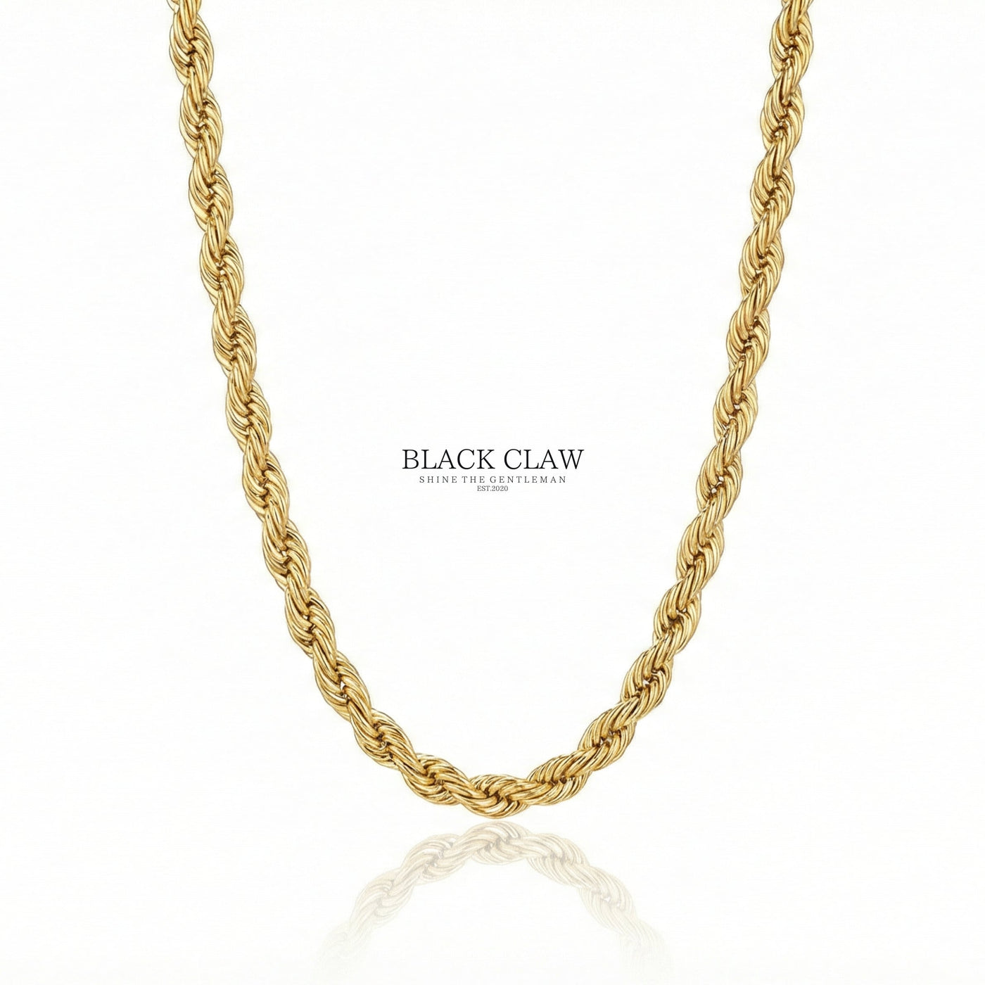 316L Rope Chain Necklace GOLD