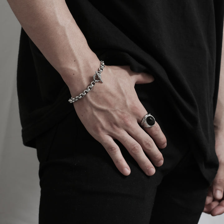 Turquoise Onyx Ring【SILVER】