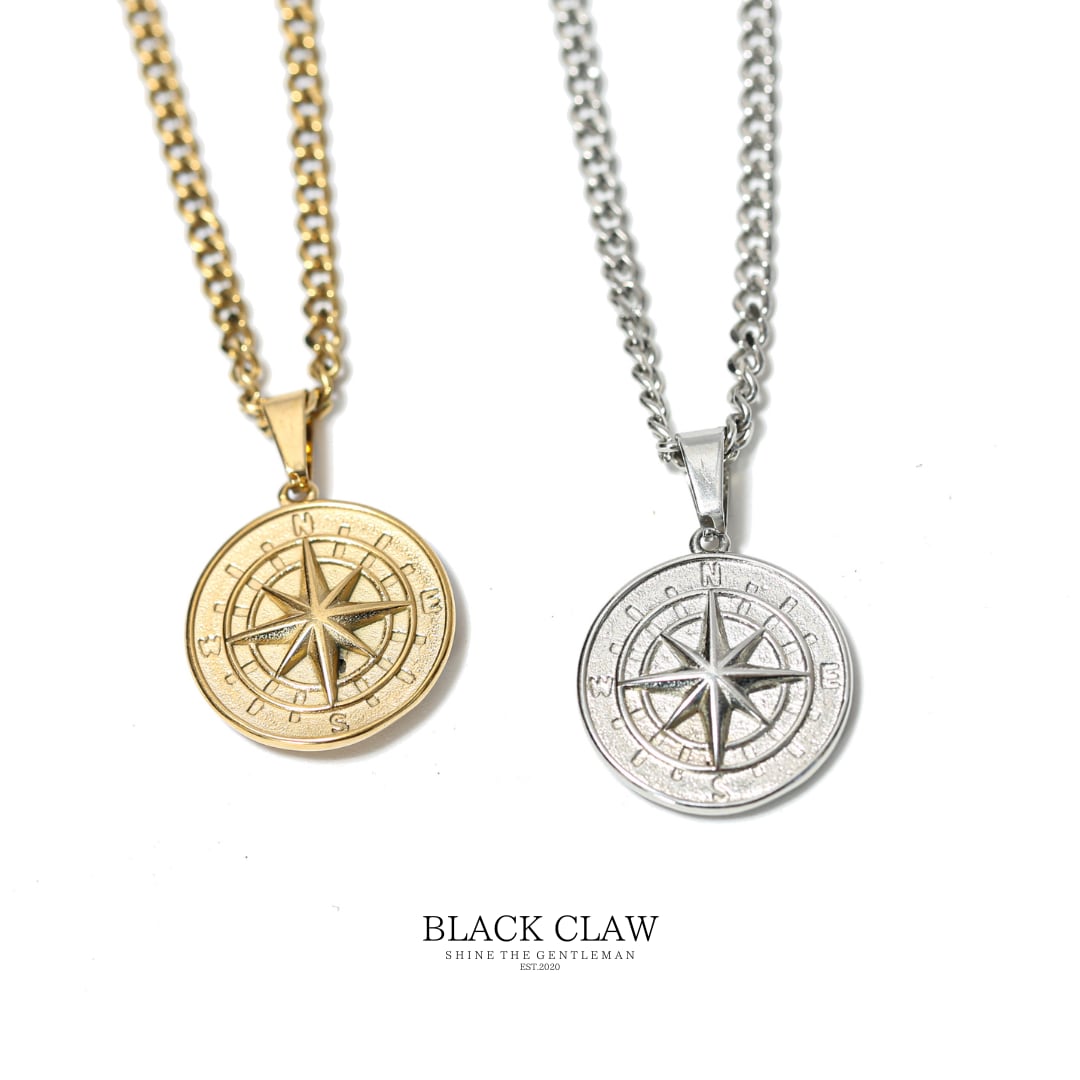 Compass Pendant Necklace 【GOLD】