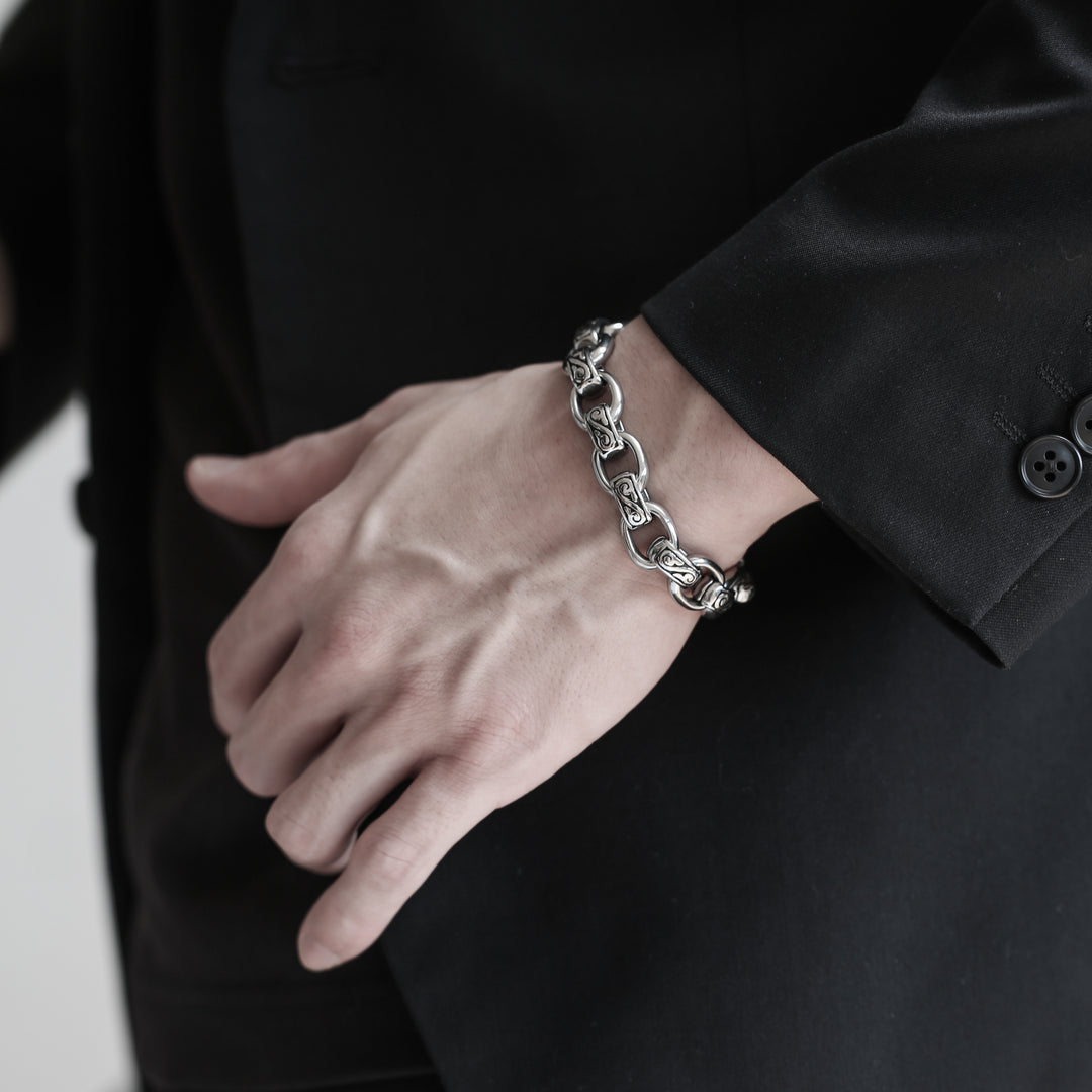 316L R?tro Chain Bracelet 【B&C】