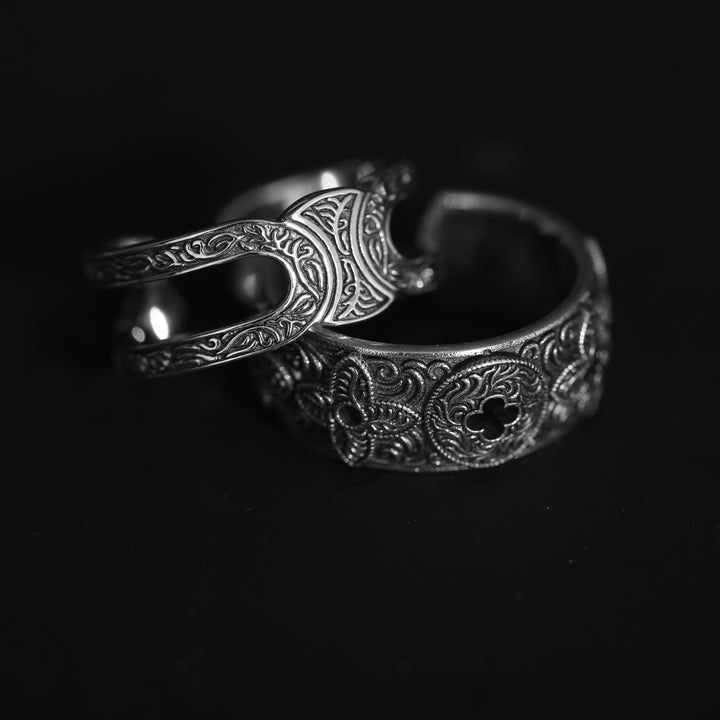 S925 Four Leaf Clover Ring / B&C