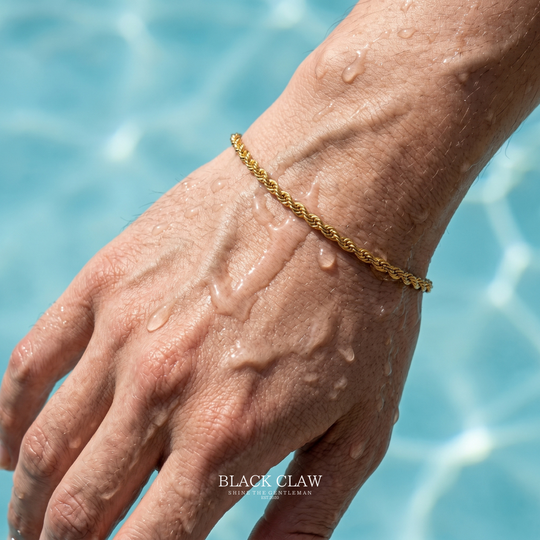Twist Rope Bracelet 3mm 【GOLD】