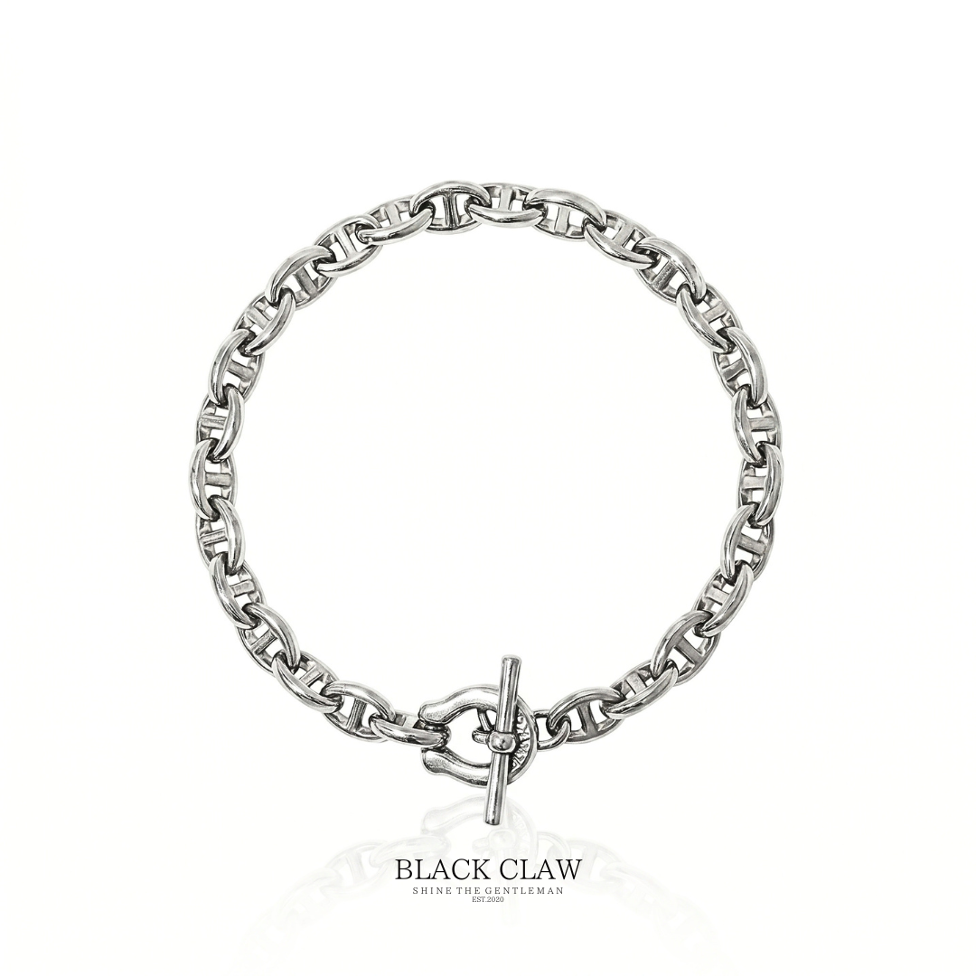 Horseshoe Anchor Chain Bracelet - Front