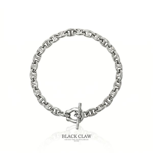 Horseshoe Anchor Chain Bracelet - Front