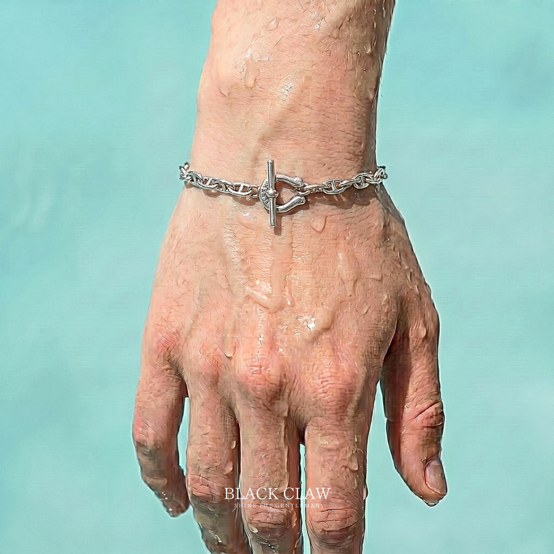 Worn on wrist with water