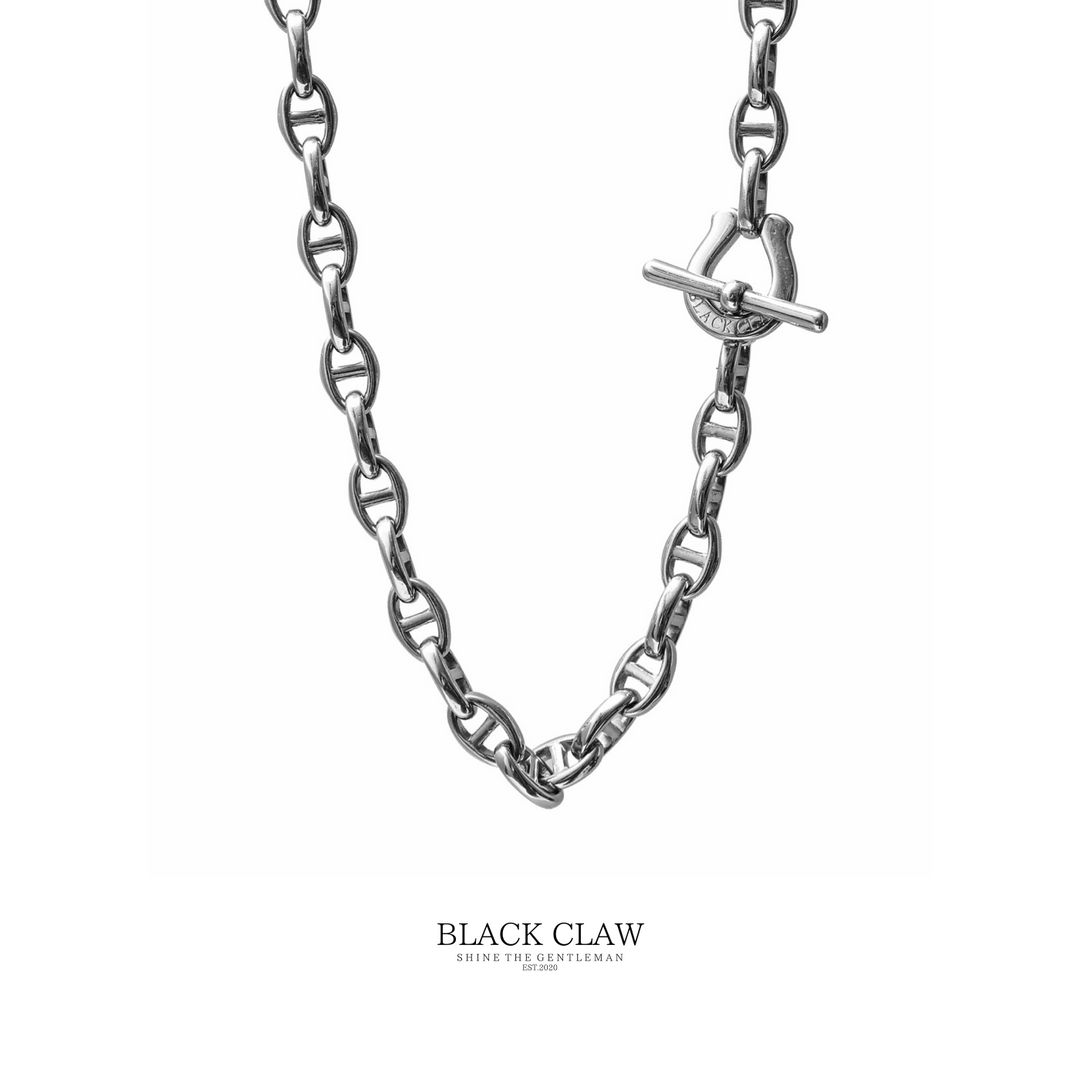 Anchor chain and clasp detail