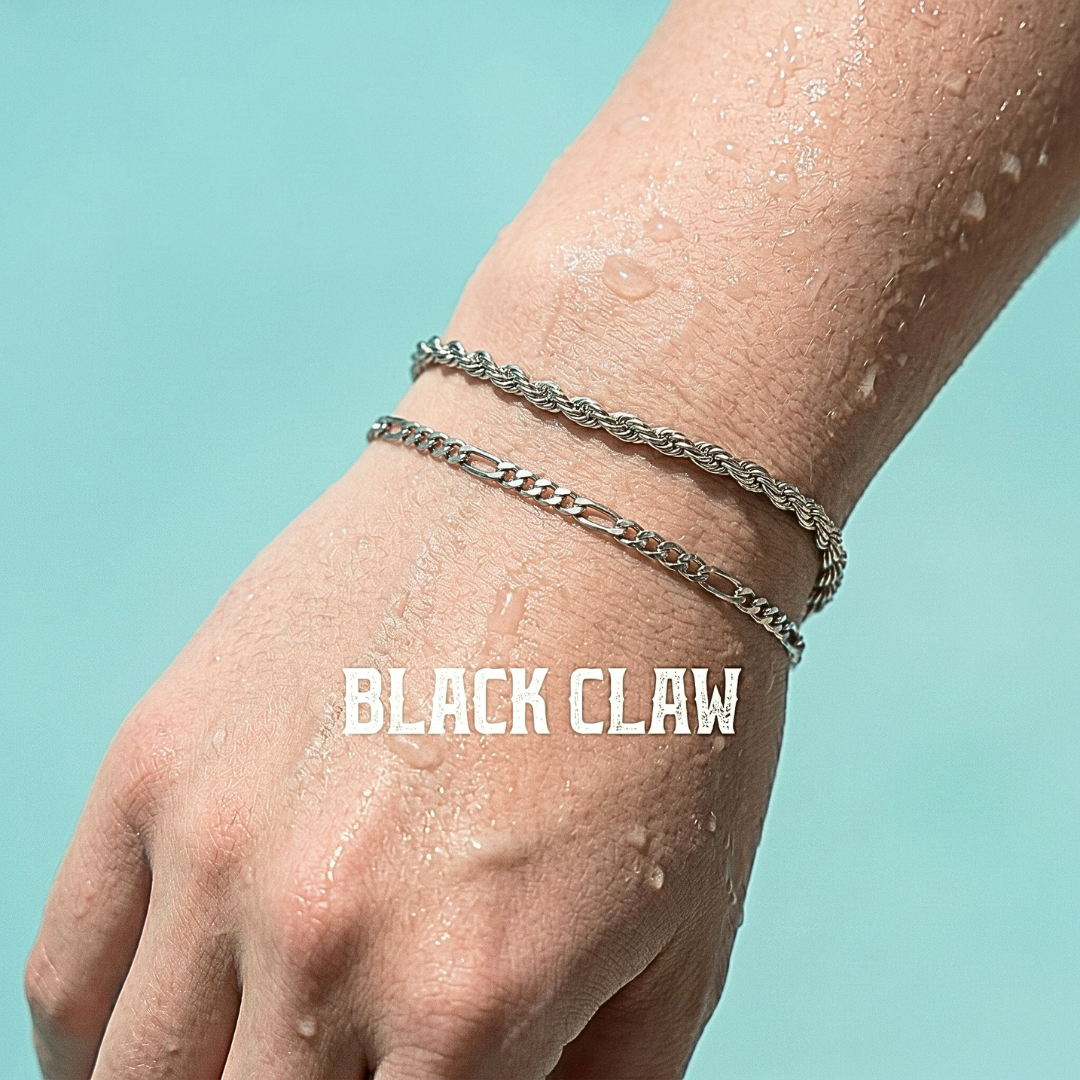 Twist Rope Bracelet Silver 3mm